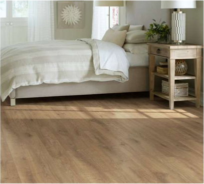Bedroom laminate flooring | Mohawk Omnify